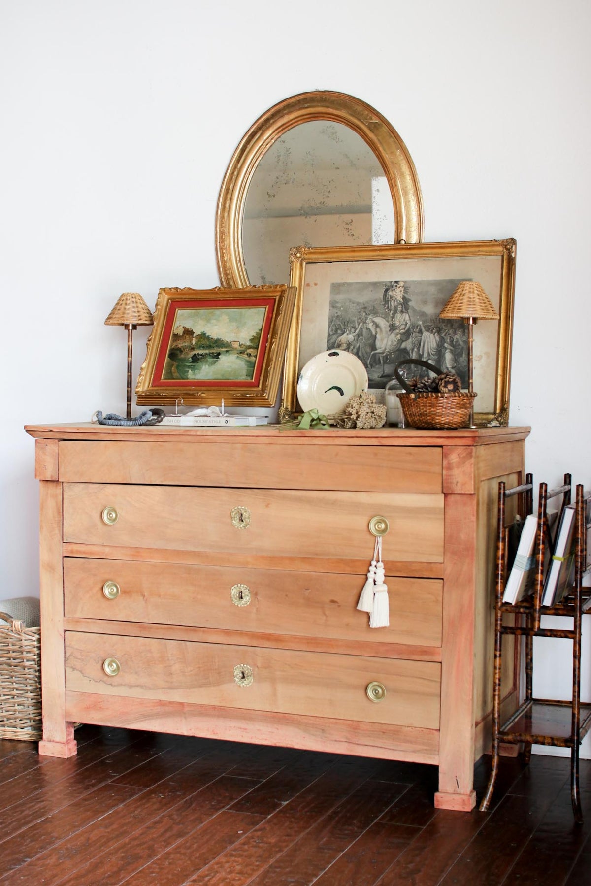 French Empire Bleached Commode