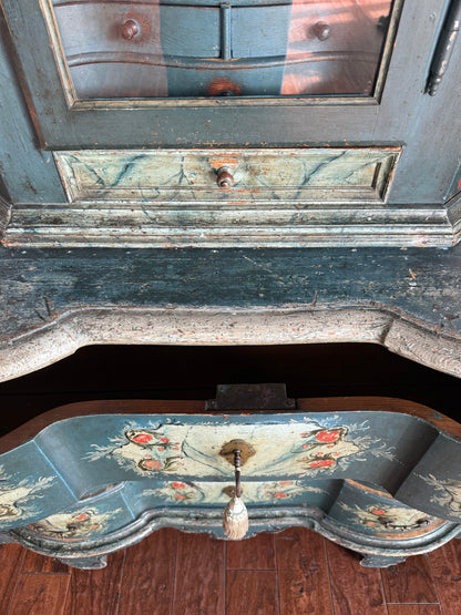 Antique Painted Austrian Alpine Commode