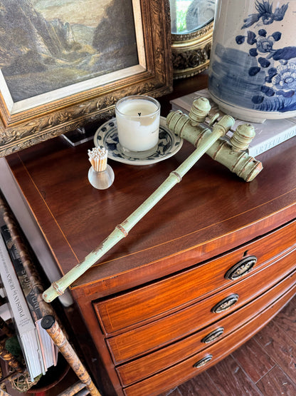 French Faux Bamboo Hand Towel Rack