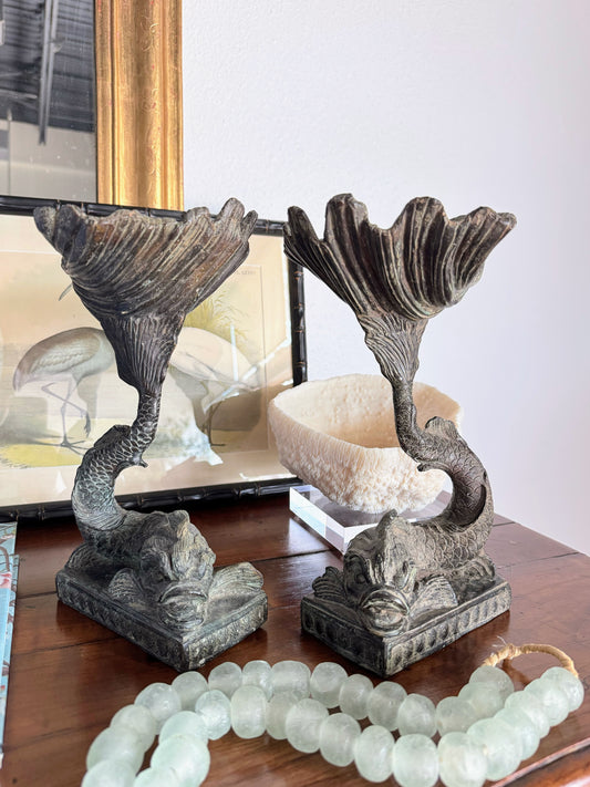 Pair of Vintage French Koi Fish