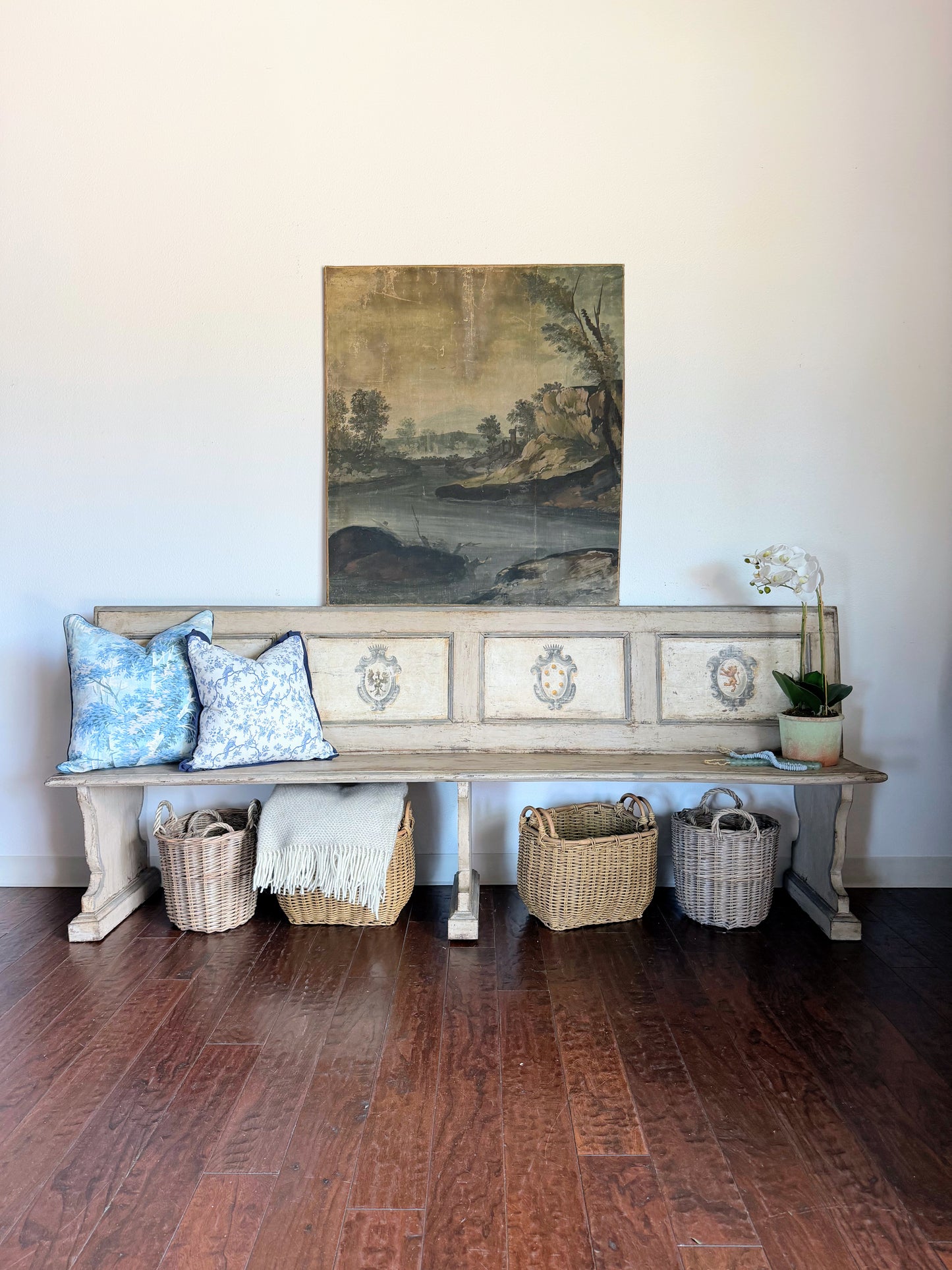 Italian Painted Bench