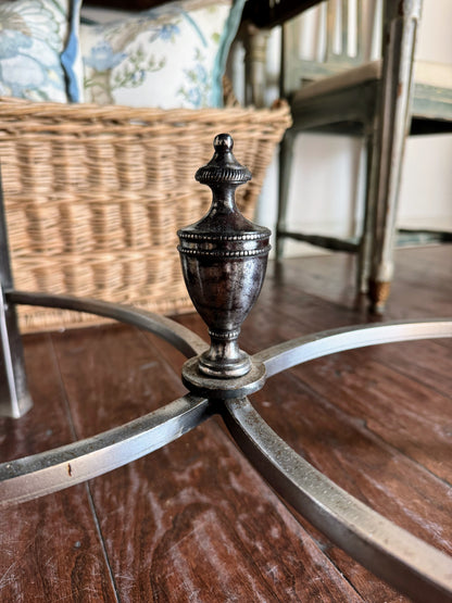 Custom French Soldier Side Table