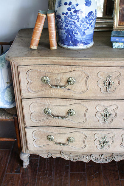 Antique Bleached Belgian Commode