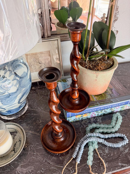 Barley Twist Candlesticks