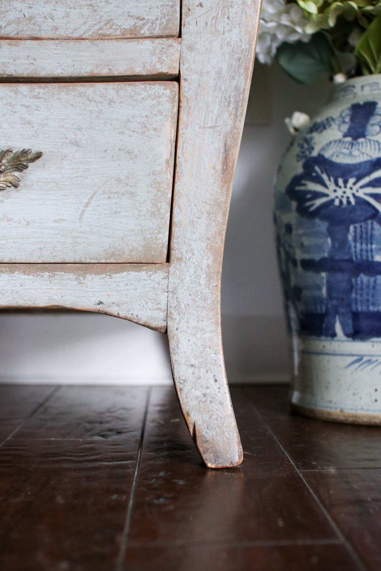 Antique Swedish Drop Front Secretary