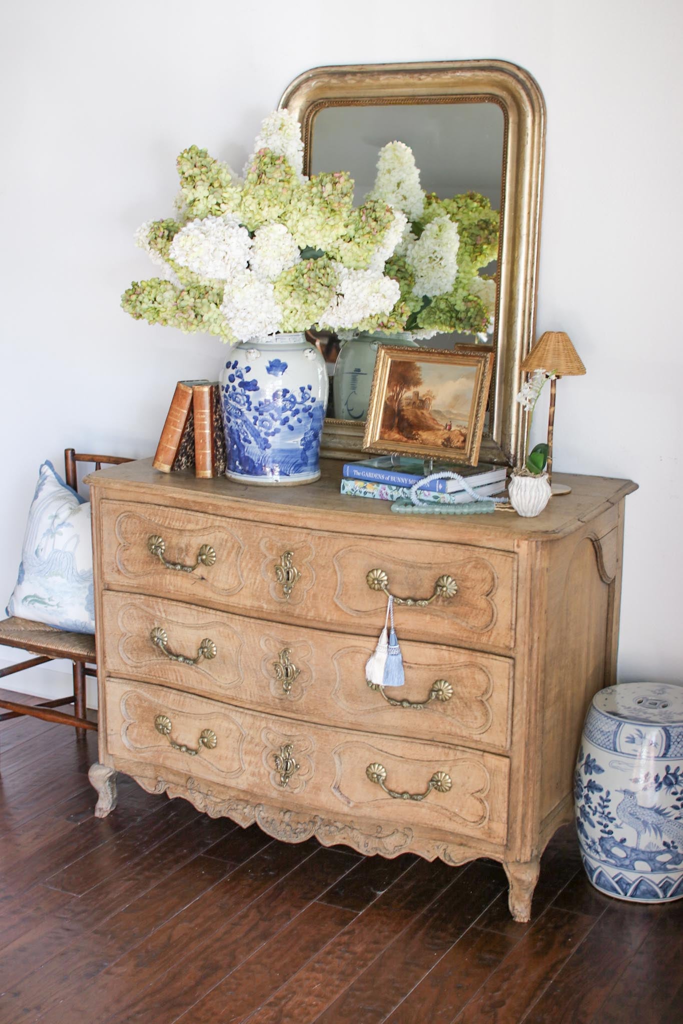 Antique Bleached Belgian Commode