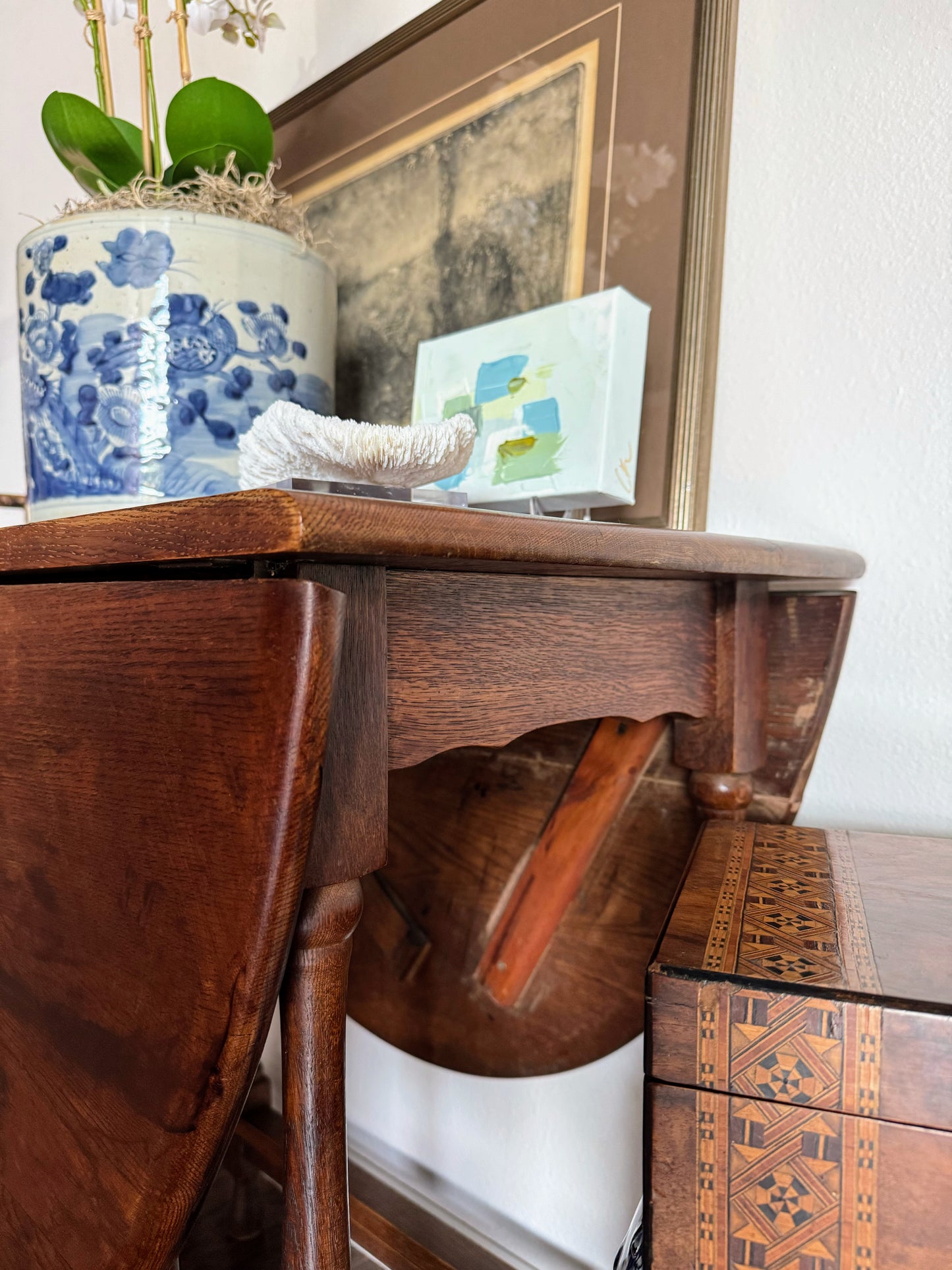 English Gate Leg Drop Leaf Table