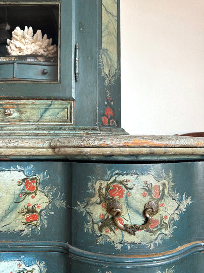 Antique Painted Austrian Alpine Commode