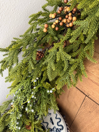 Custom Handmade Pine & Juniper Berry Garland