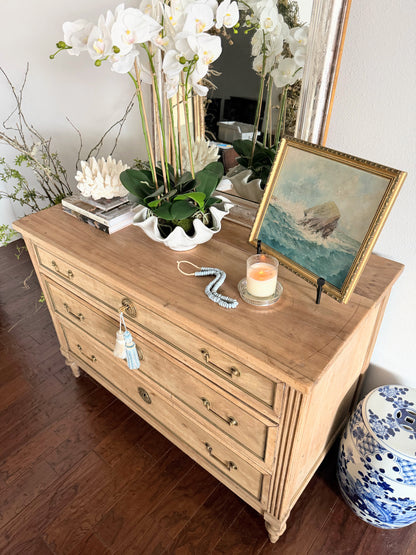 Antique Bleached French Louis XVI Commode