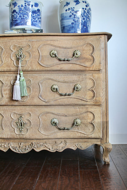 Antique Bleached Belgian Commode
