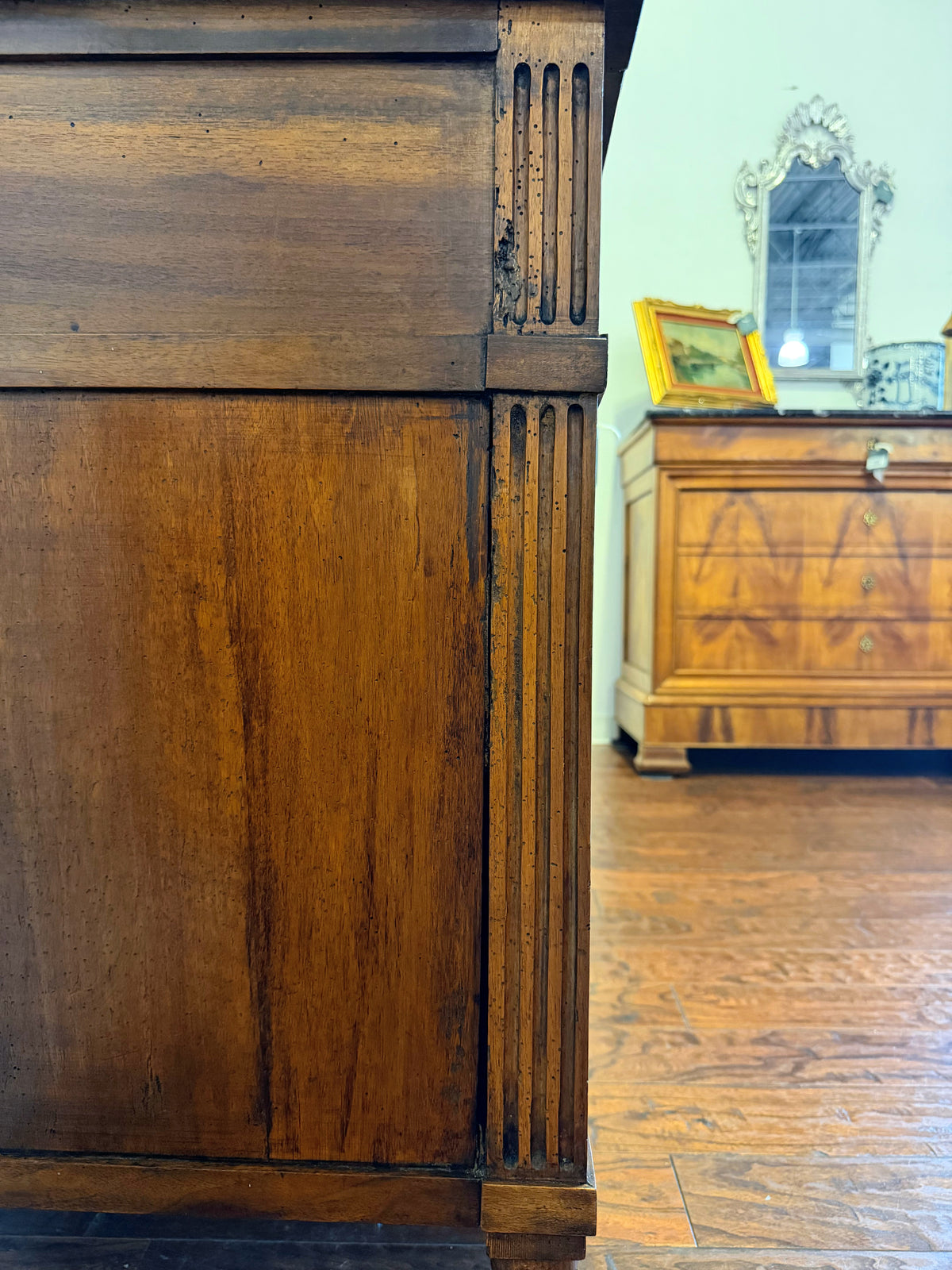 Antique French Louis XVI Walnut Commode