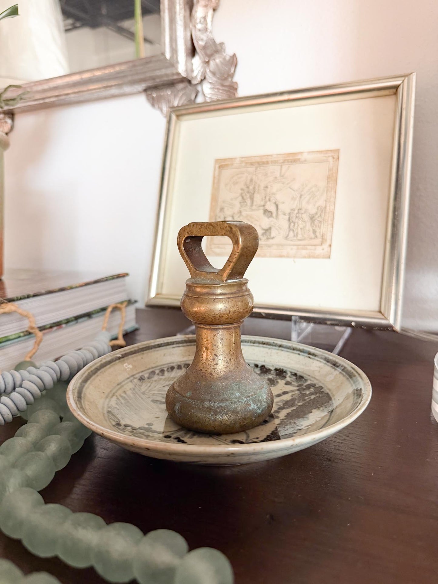 English Brass Paperweight