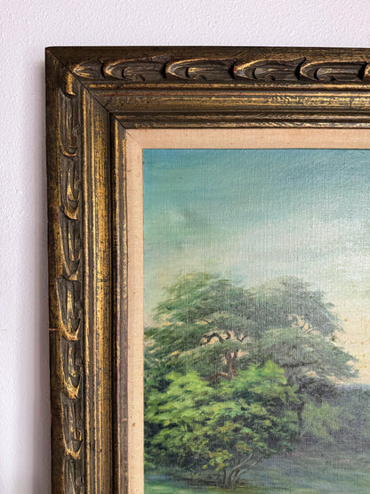 Signed Painting of Texas Bluebonnets