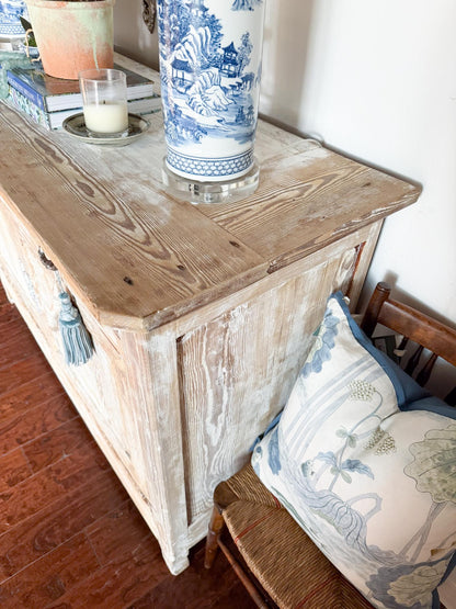 Bleached White Washed French Buffet
