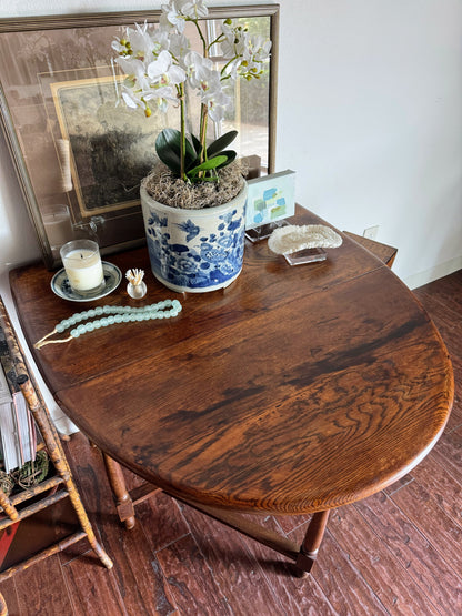 English Gate Leg Drop Leaf Table