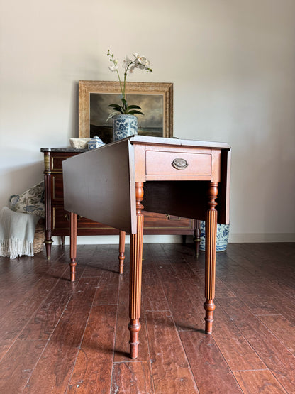 Antique American Drop Leaf Table