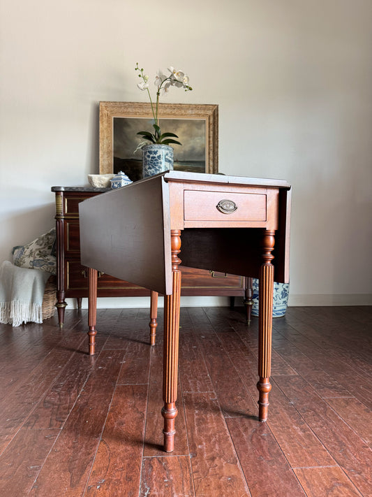 Antique American Drop Leaf Table