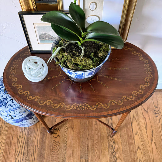 English Victorian Lamp Table