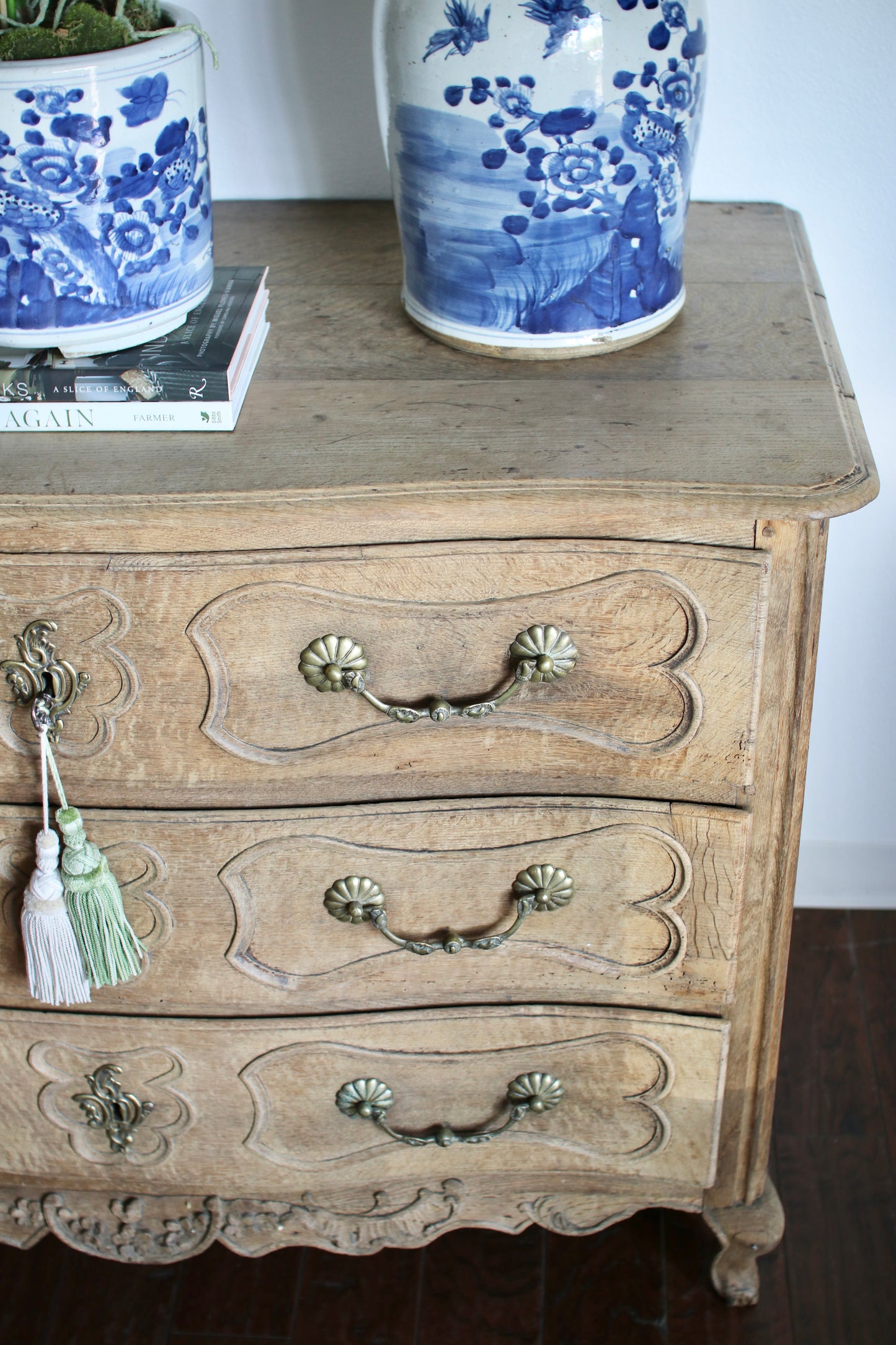 Antique Bleached Belgian Commode