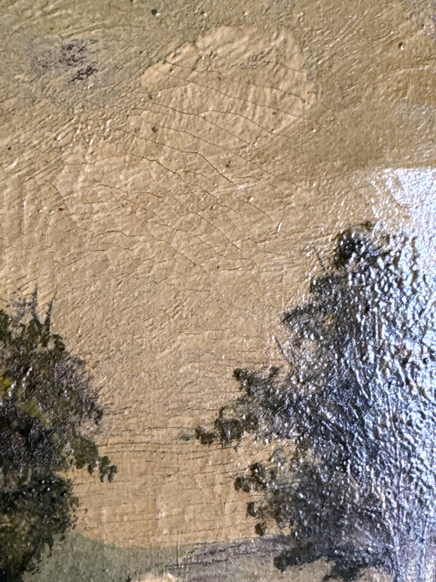 Framed Oil on Canvas of River Scene