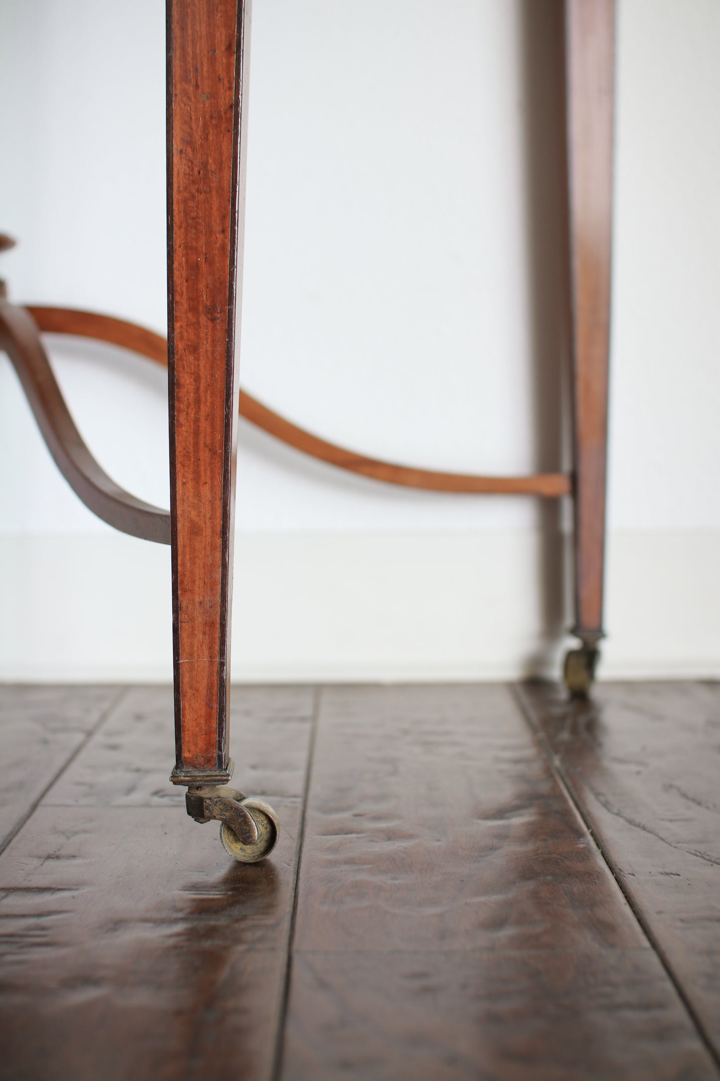 Antique English Flip Top Card Table