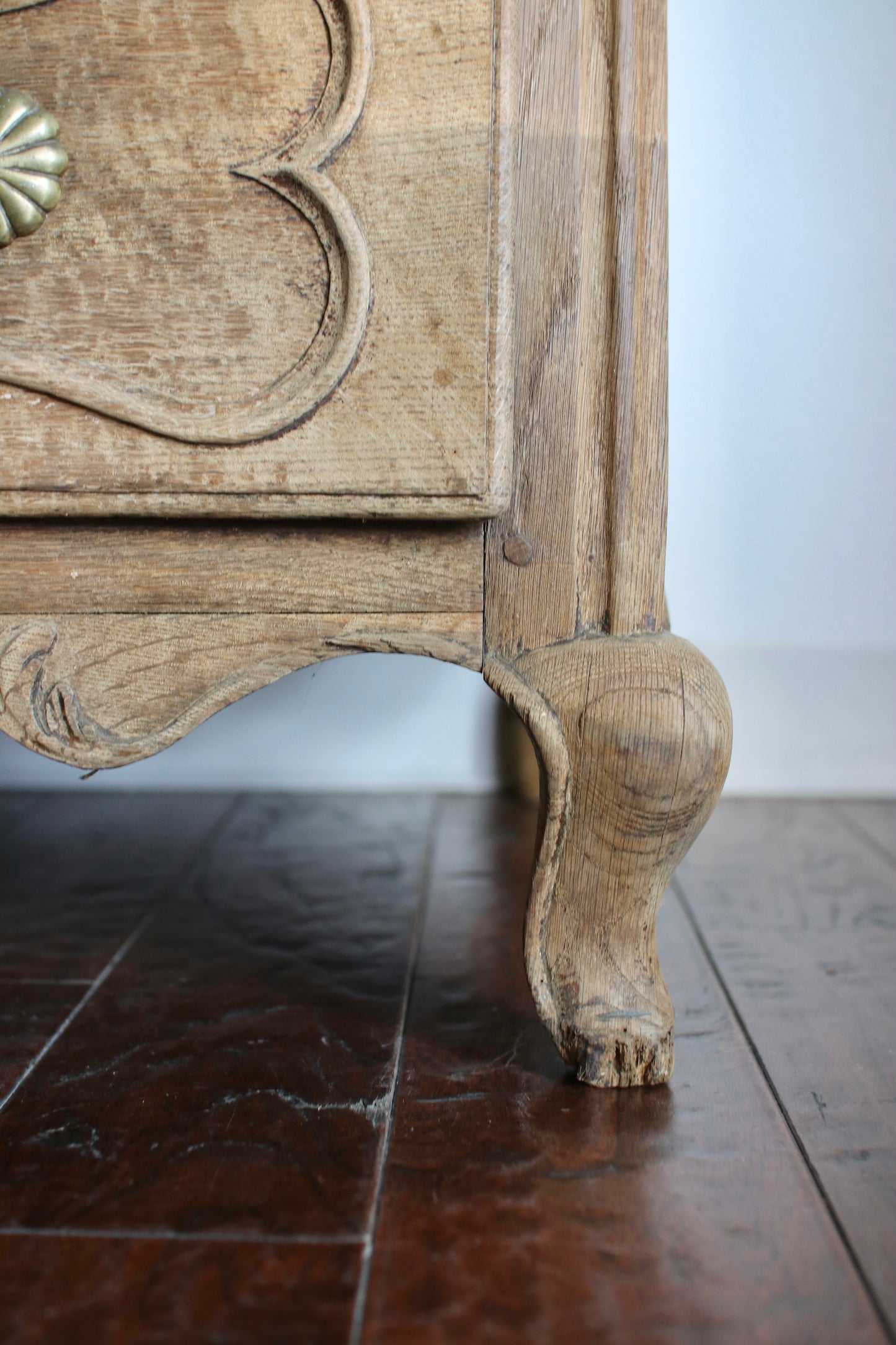Antique Bleached Belgian Commode