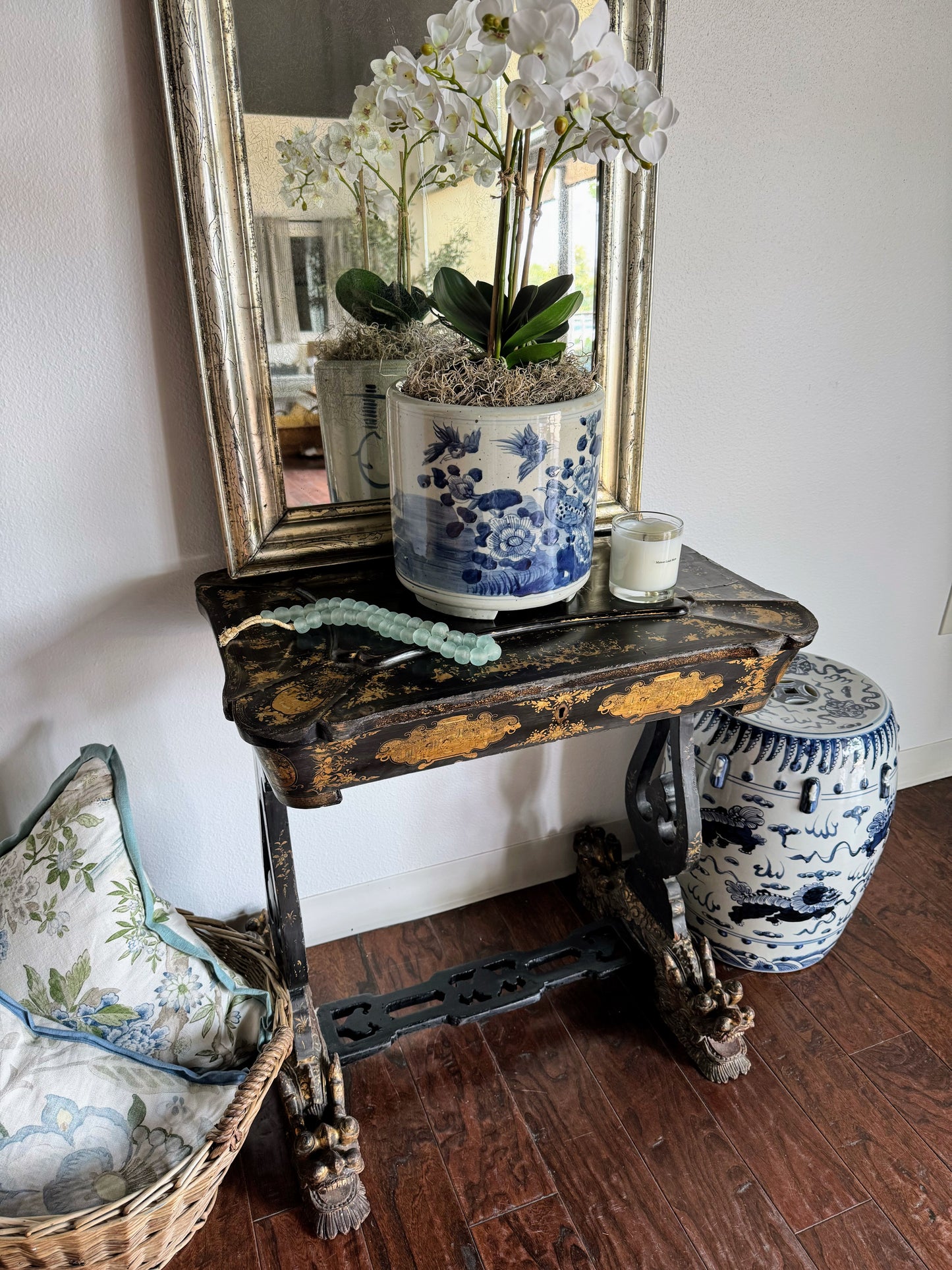 Antique Cantonese Sewing Table