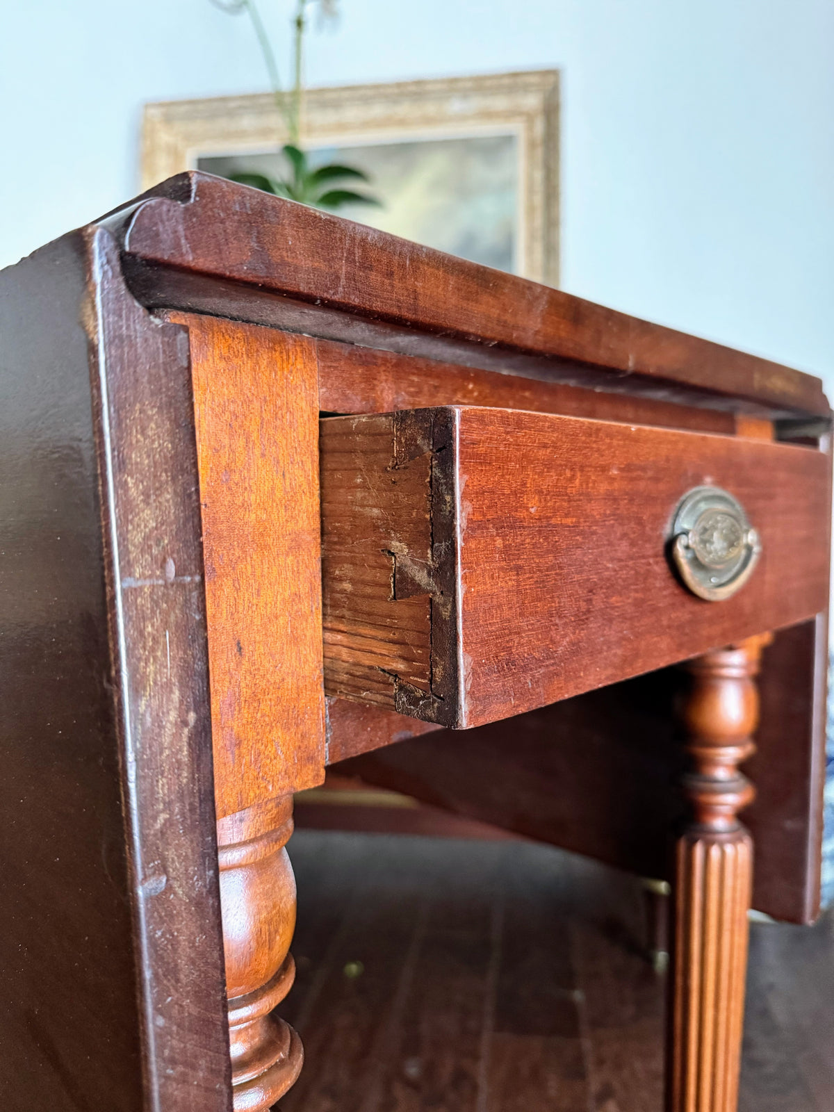 Antique American Drop Leaf Table