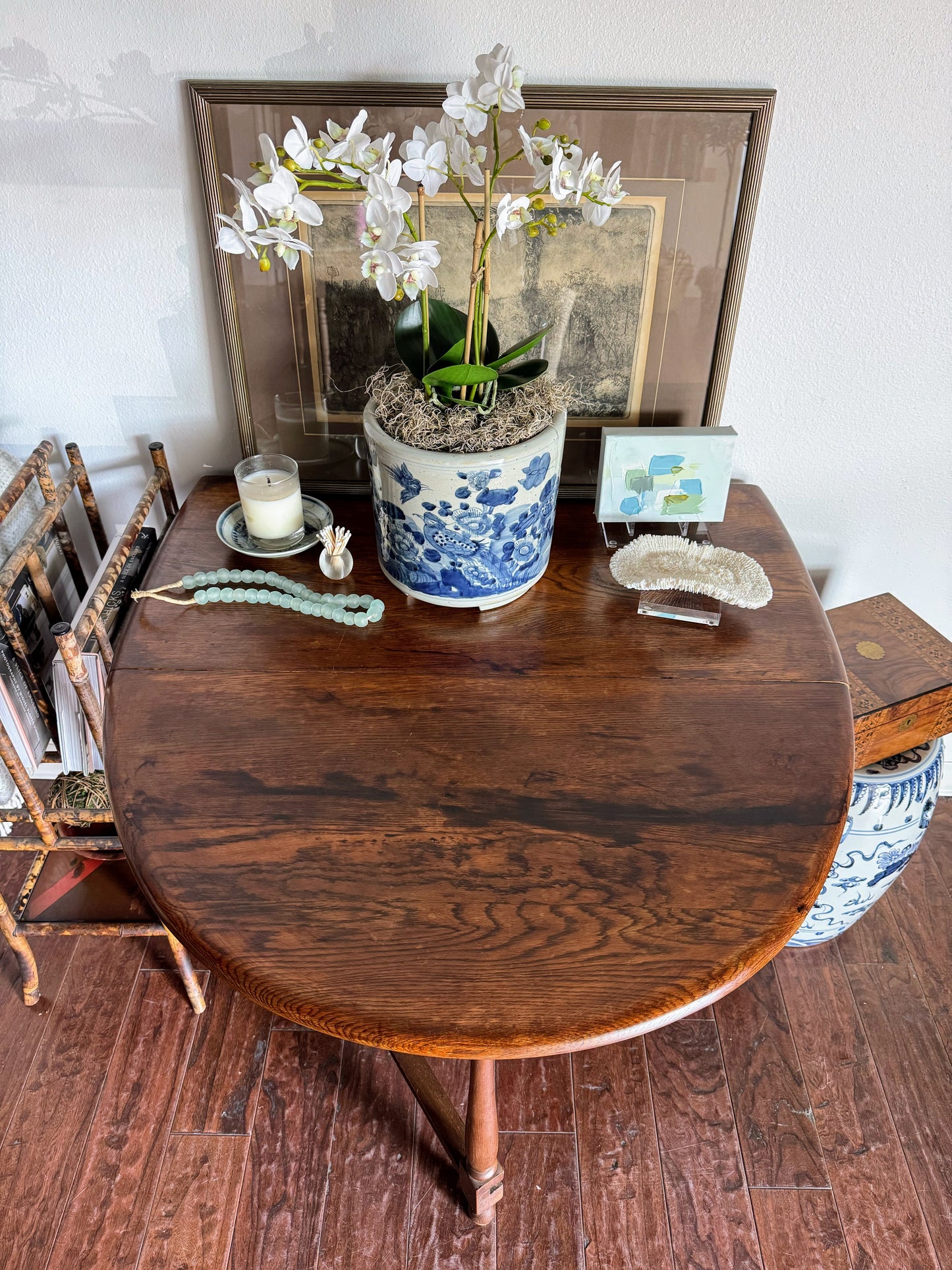 English Gate Leg Drop Leaf Table