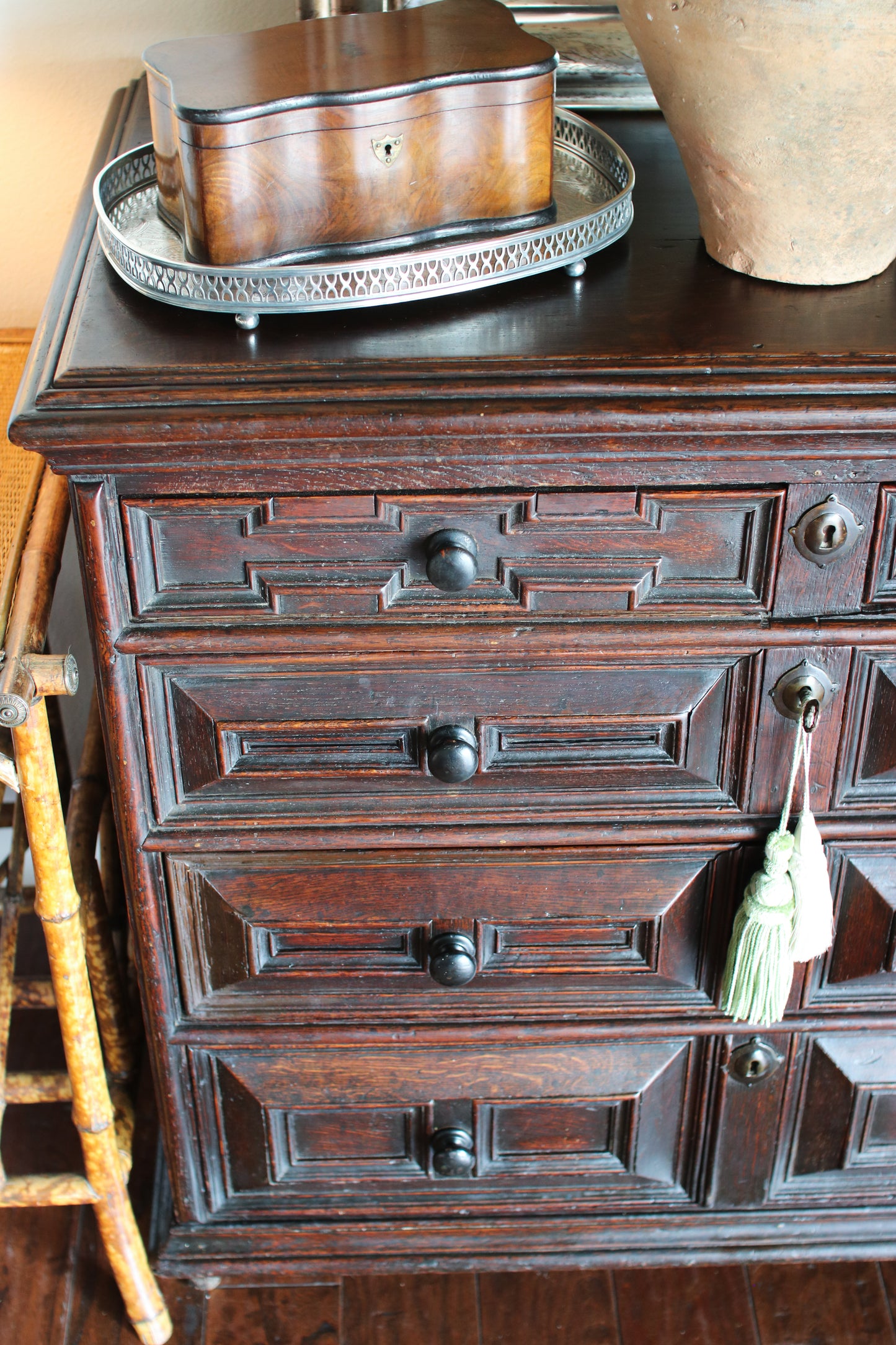 Antique English Jacobean Chest