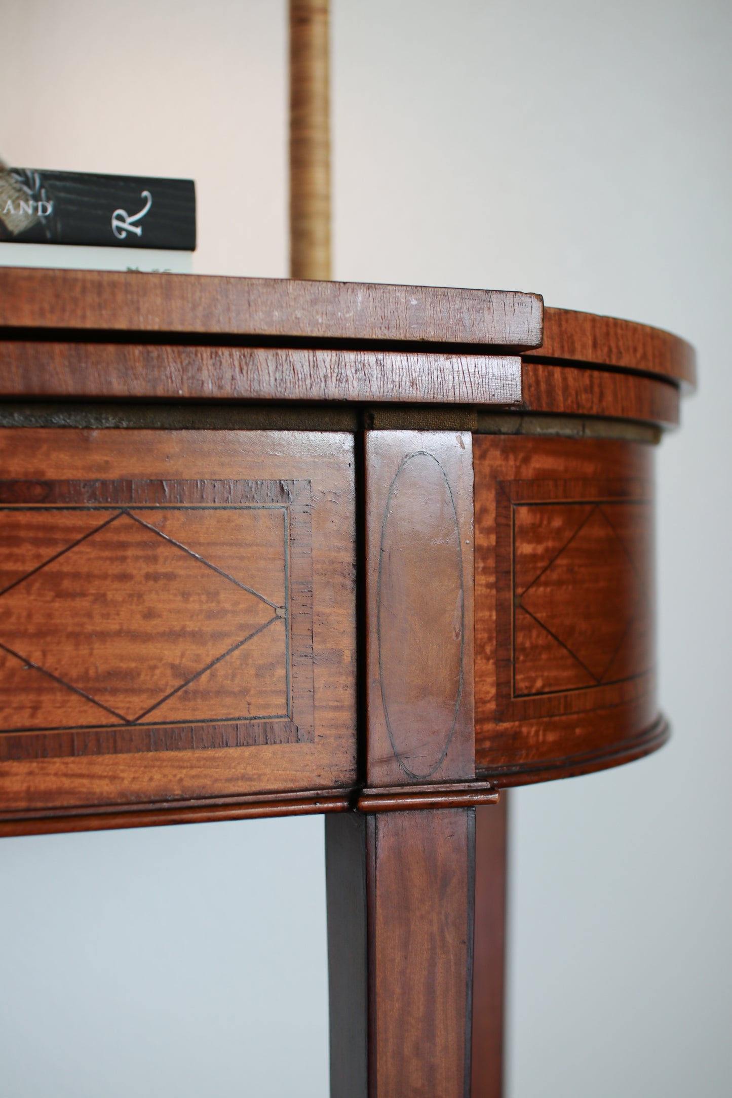 Antique English Flip Top Card Table