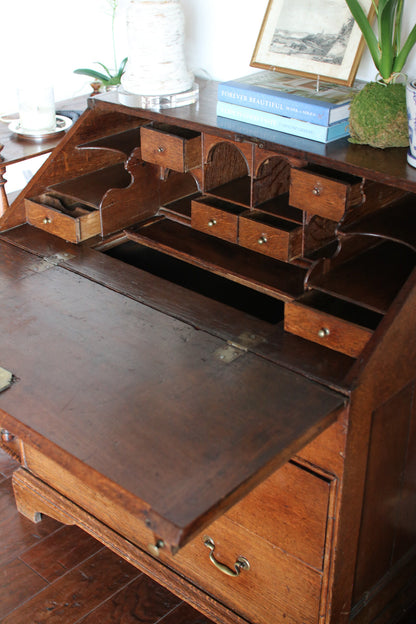 Antique English Drop Front Secretary