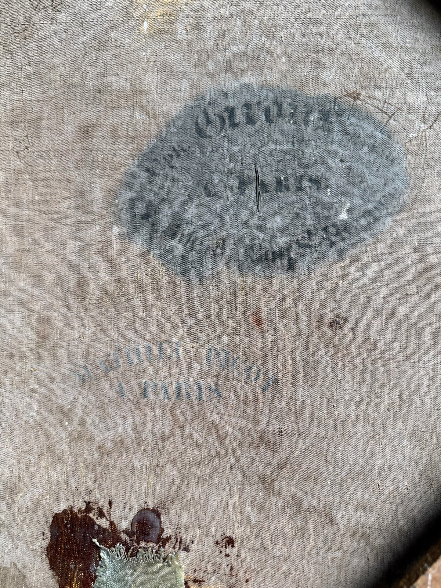 Oil on Canvas of Women Walking In Woods