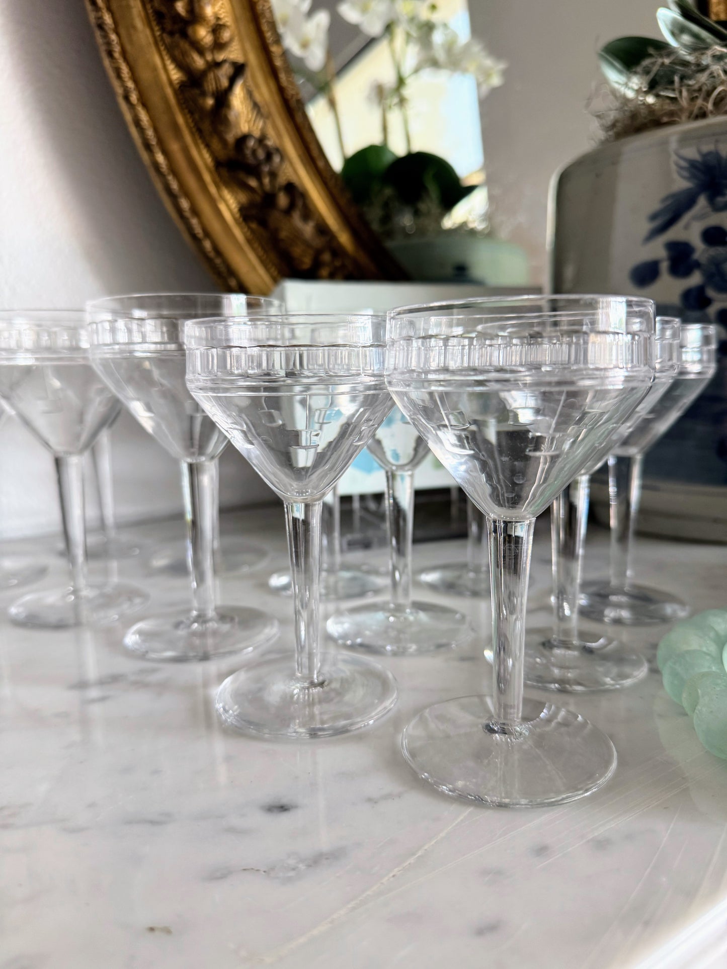 Set of 12 French Art Deco Apéritif Glasses
