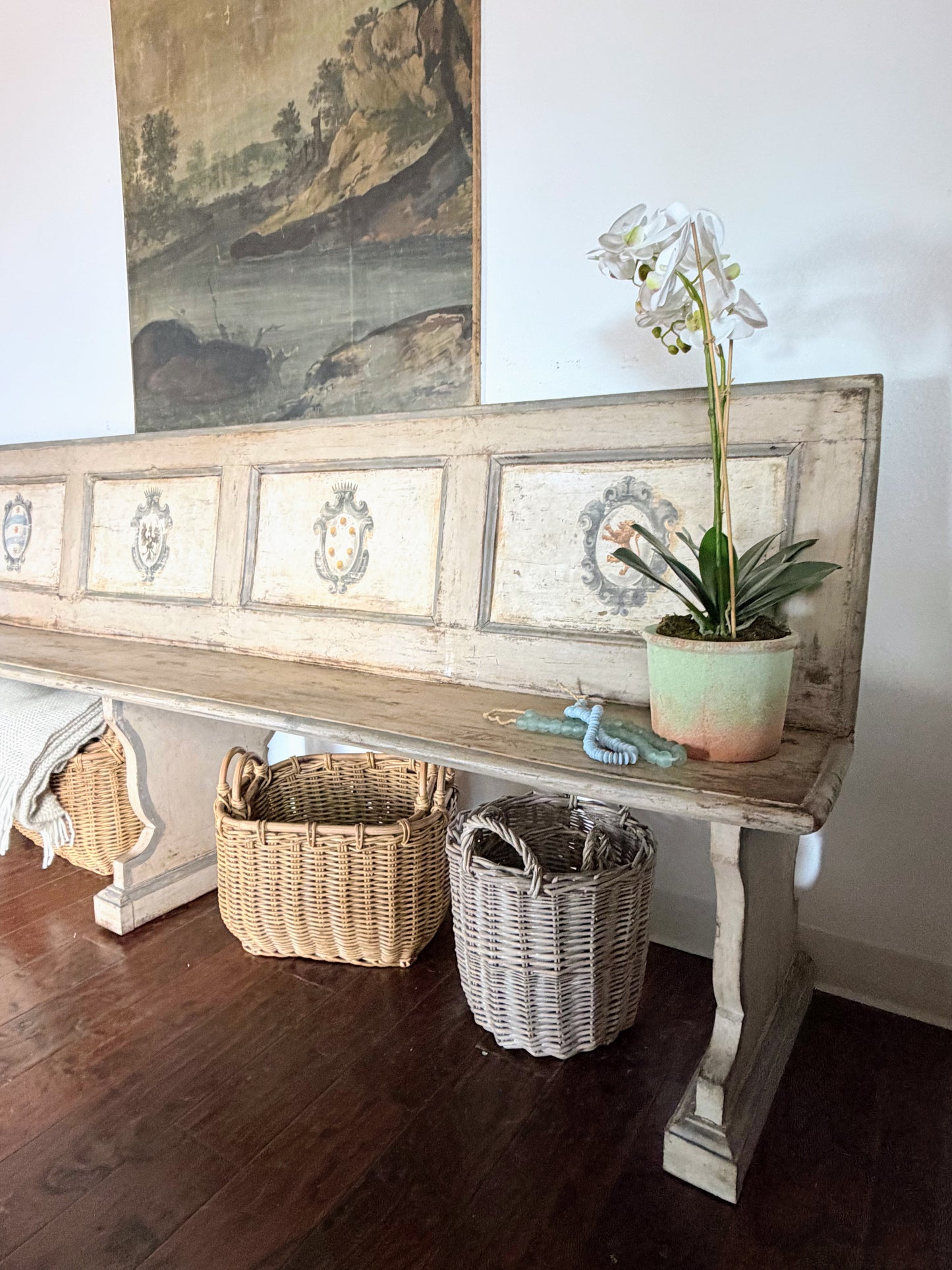 Italian Painted Bench