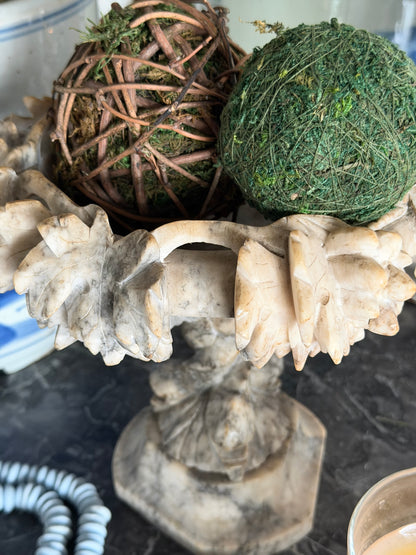 Antique Alabaster Tazza