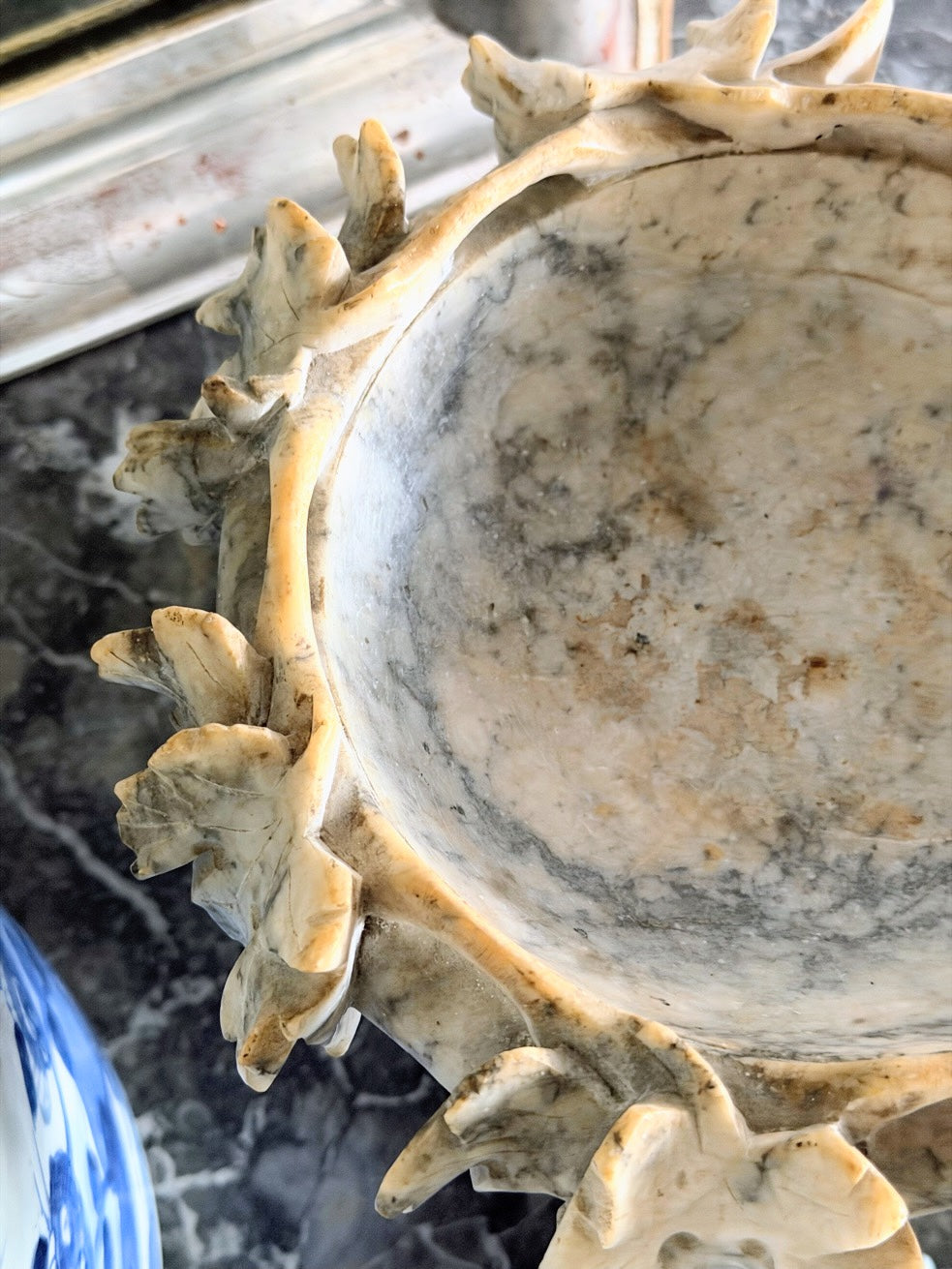 Antique Alabaster Tazza