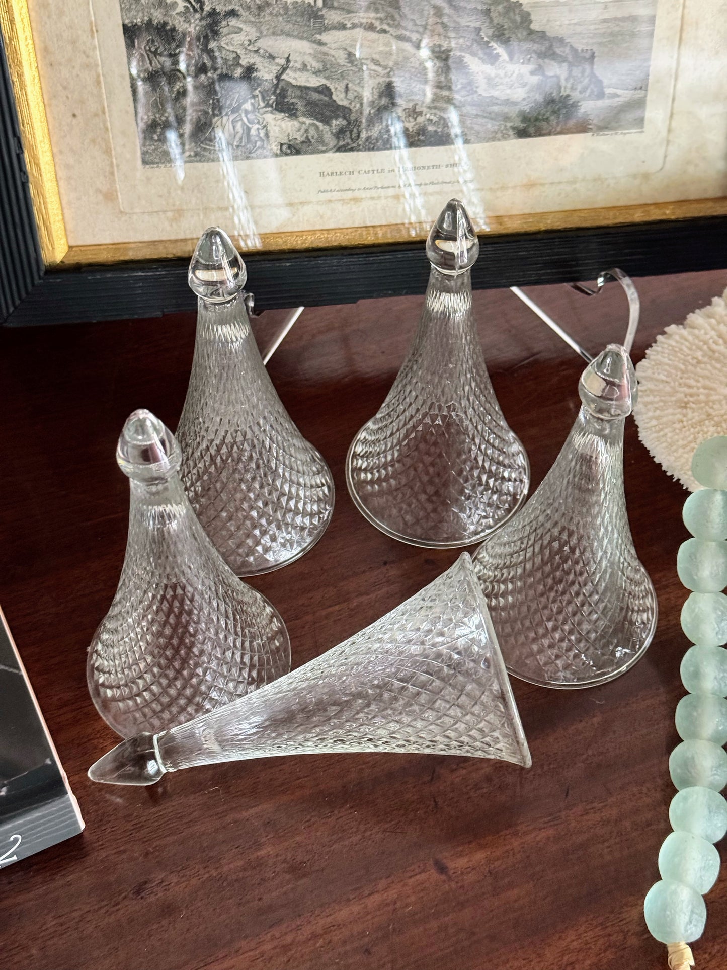 Set of Five Henri Marie Champagne Glasses