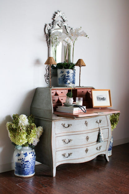 Antique Swedish Drop Front Secretary