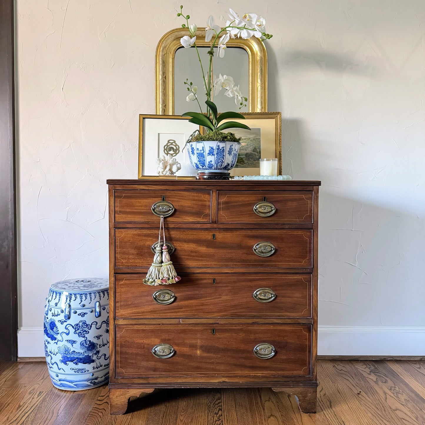 Antique English Victorian Chest of Drawers