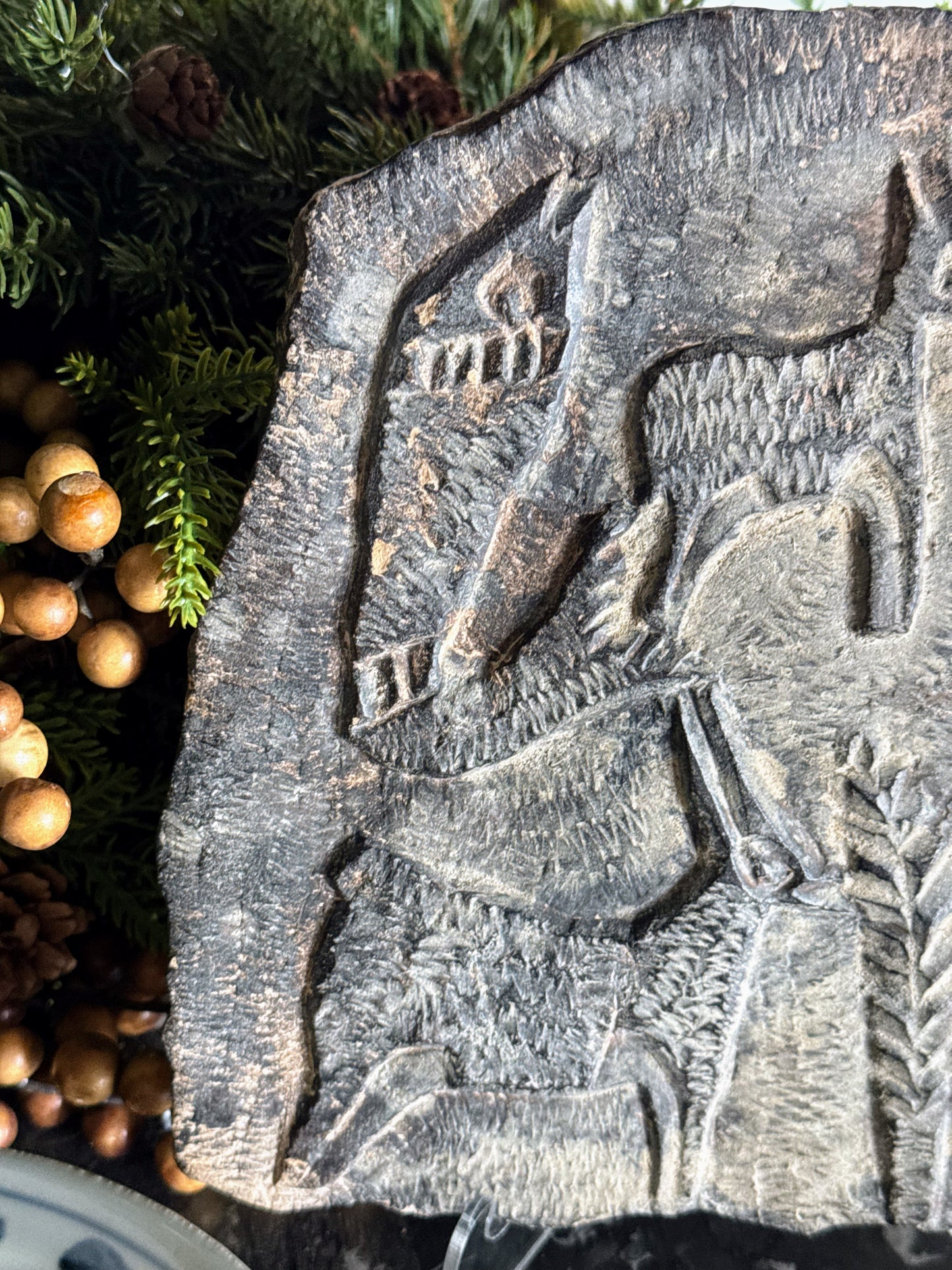 Carved Tablet Medallion