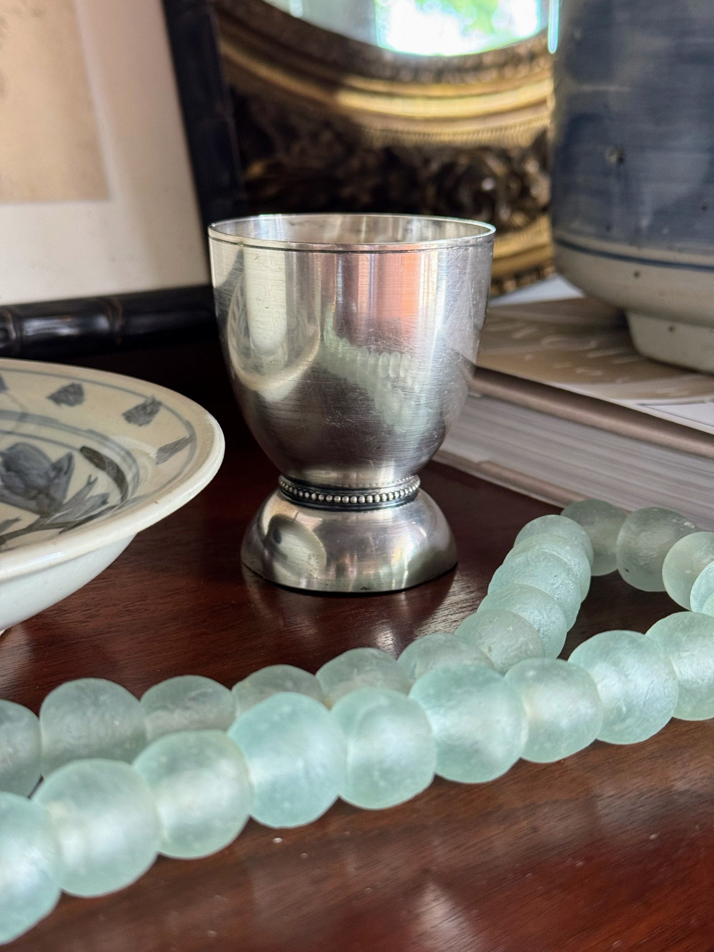 French Silver Match Cup