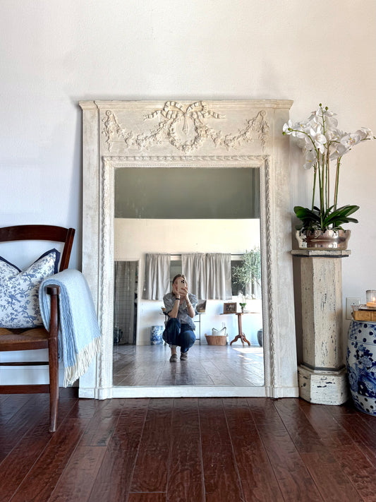 French Trumeau Mirror