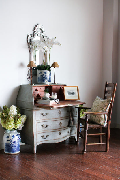 Antique Swedish Drop Front Secretary