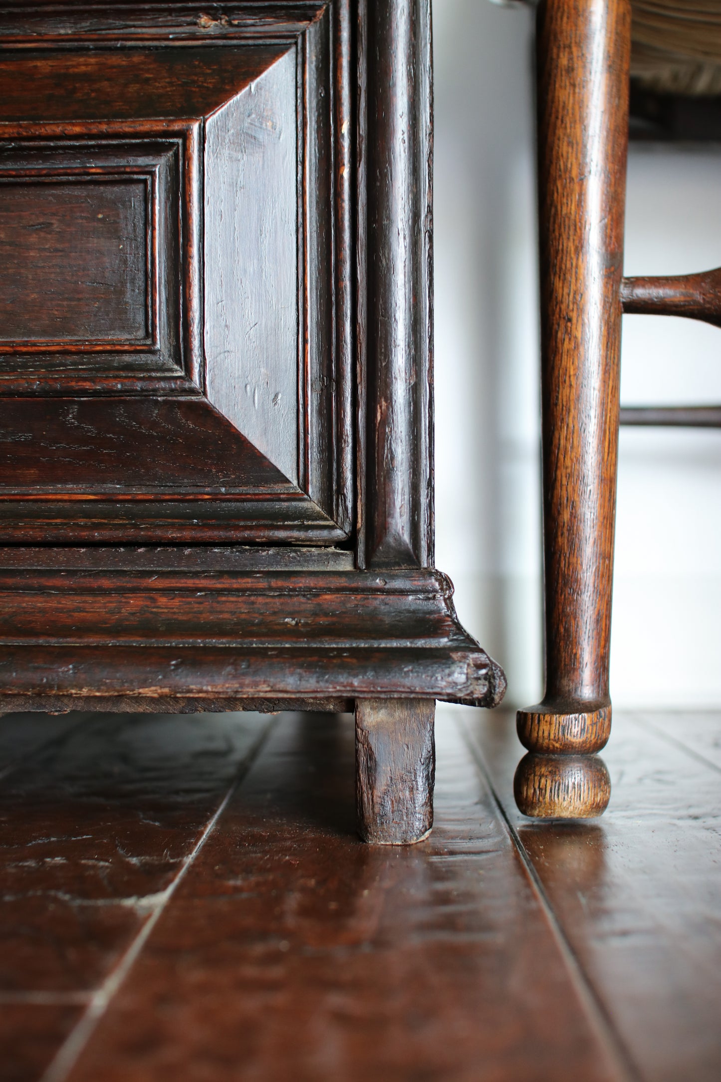Antique English Jacobean Chest