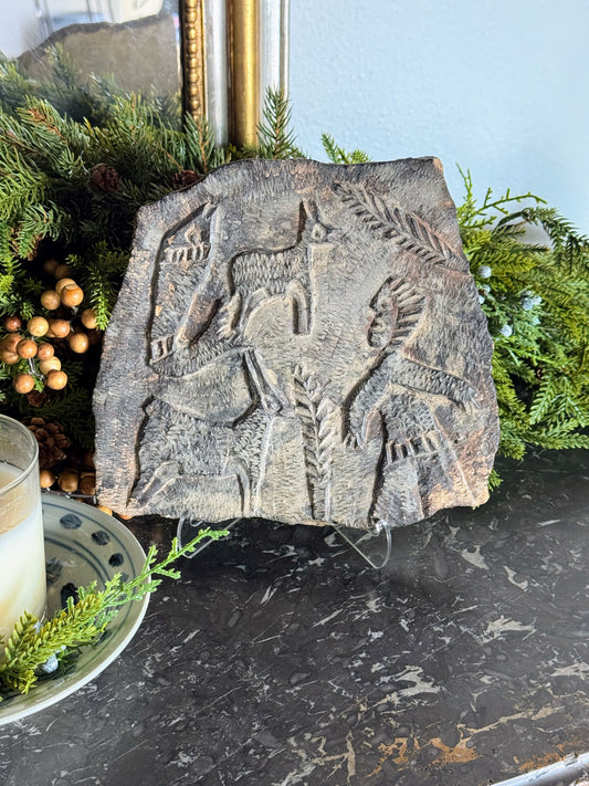 Carved Tablet Medallion