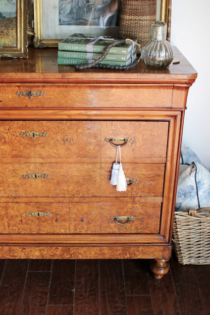 Antique Burled Italian Chest