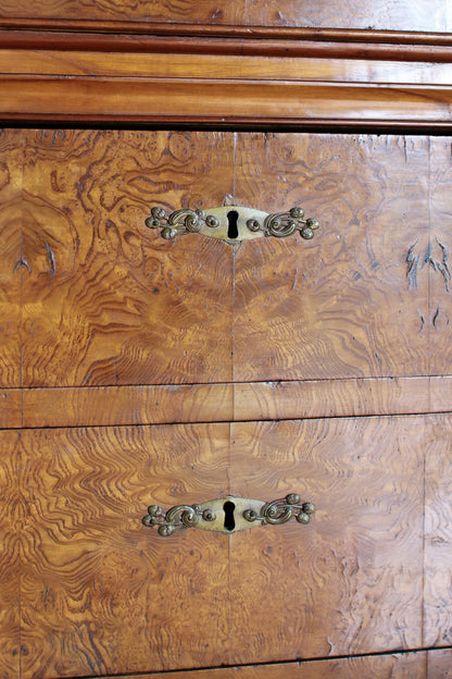Antique Burled Italian Chest
