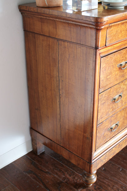 Antique Burled Italian Chest